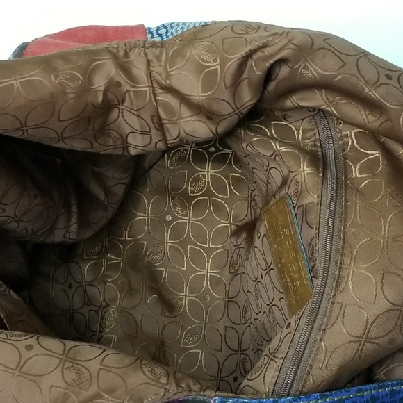 Fossil Long Live Vintage Patchwork Hobo Bag - Picture 7 of 8